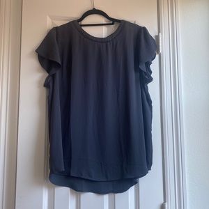 Loft grey work blouse
